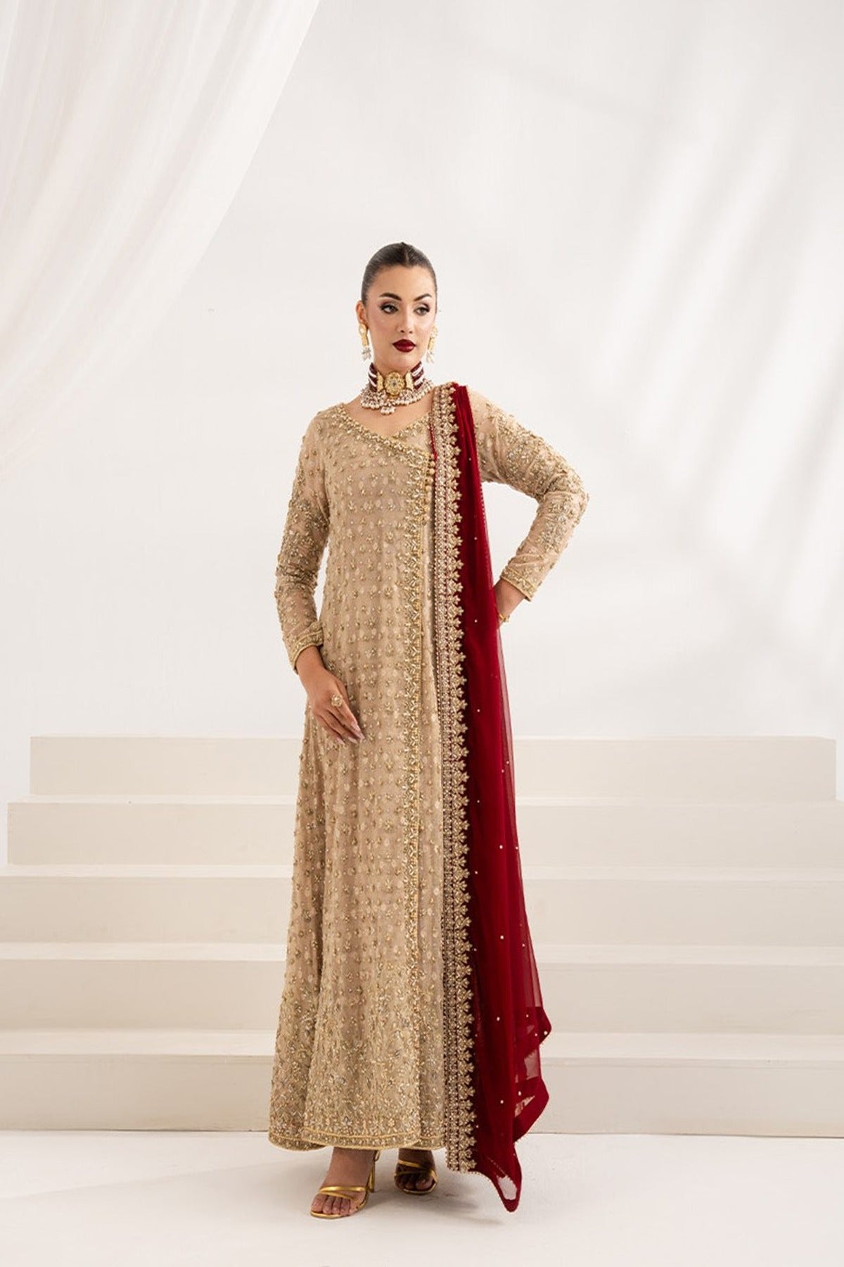 CARNATION BY HAJRAH | SELENA | ANTIQUE TAUPE