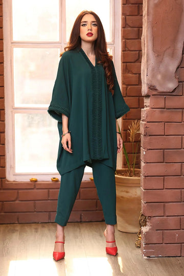 MAHNOOR MUJTABA | PRET | AZURE GREEN