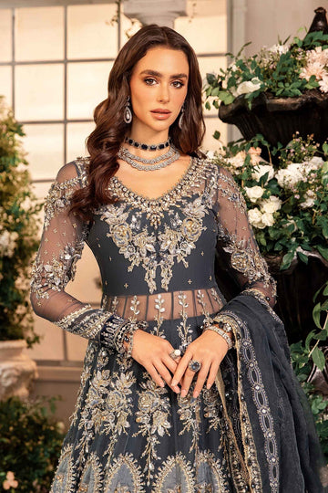 MARIA B | MBROIDERED | EMBROIDERED ORGANZA SUIT | BD-2901 | FROCK