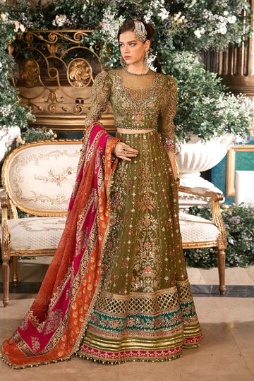 MARIA B | MBROIDERED | EMBROIDERED ORGANZA SUIT | BD-2906 | LEHNGA