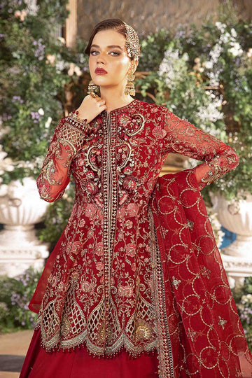 MARIA B | MBROIDERED | EMBROIDERED ORGANZA SUIT | BD-2908 | LEHNGA