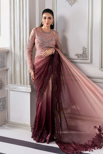 MARIA B | MBROIDERED | EMBROIDERED CHIFFON | BD-3001 | SAREE