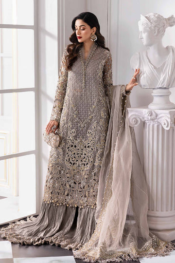 MARIA B | MBROIDERED | EMBROIDERED ORGANZA SUIT | BD-3006 | LONG