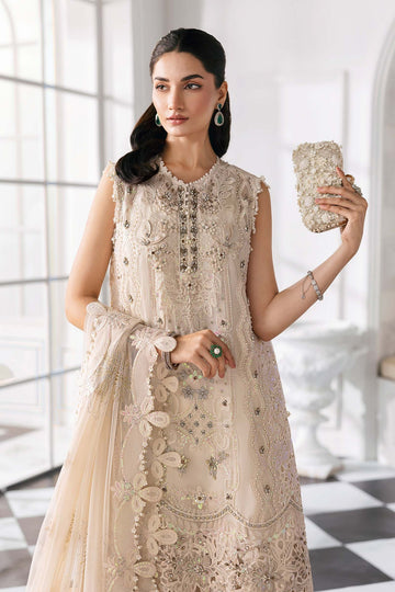 MARIA B | MBROIDERED | EMBROIDERED CHIFFON SUIT | BD-3007 | SHORT