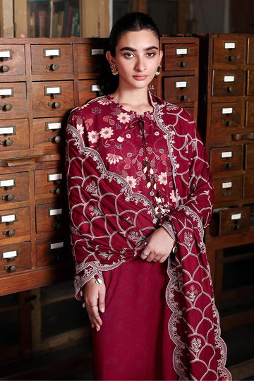 CROSS STITCH | KHADDAR-LINEN-MARINA'25 | BERRY LUXE
