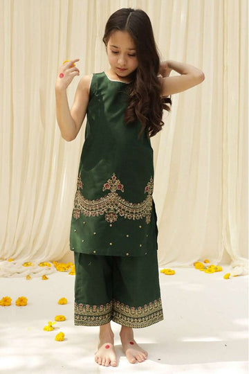 DYOT | CHOTI EID 23 | BOTTLE GREEN OUTFIT