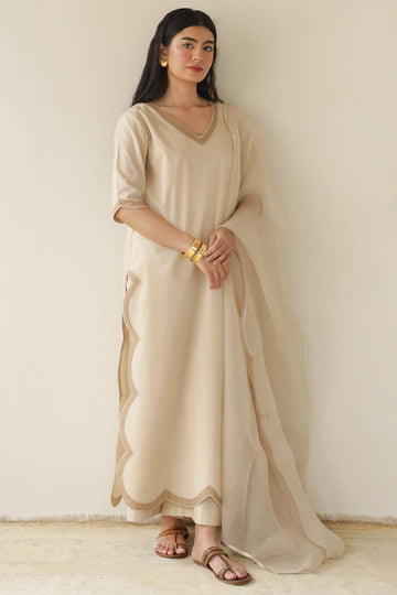 DYOT | MONSOON' 24 | BEIGE OUTFIT