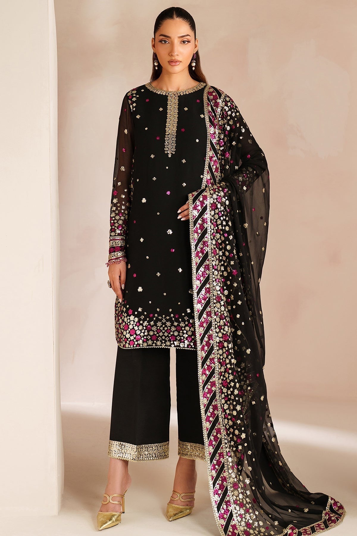 FARASHA | FORMALS ’25 | BLACK CASCADE