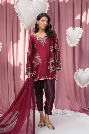 FLAIRS STUDIO | THE EID DUO '26 | BURGUNDY