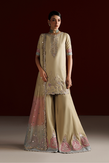 IZNIK | SEMI FORMALS | CC-108 EMBROIDERED CHIFFON