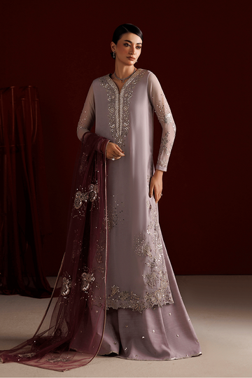 IZNIK | SEMI FORMALS | CC-110 EMBROIDERED CHIFFON