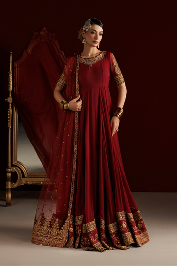 IZNIK | SEMI FORMALS | CC-111 EMBROIDERED CHIFFON