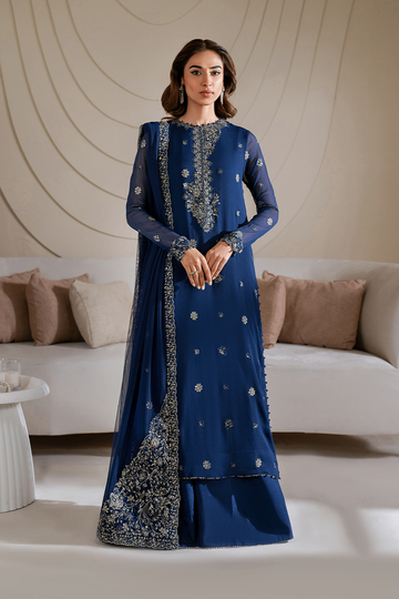 IZNIK | SEMI FORMALS | CC-60 EMBROIDERED NET