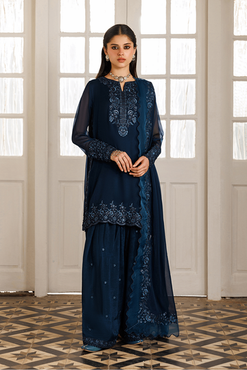 IZNIK | SEMI FORMALS'26 | CC-94 EMBROIDERED CHIFFON