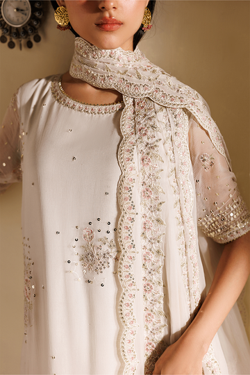 IZNIK | SEMI FORMALS'26 | CC-98 EMBROIDERED CHIFFON