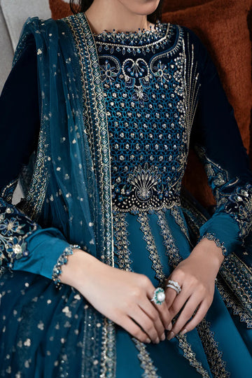 FAIZA FAISAL | SOLENE - LUXURY VELVETS | CELESTINE | 3PC