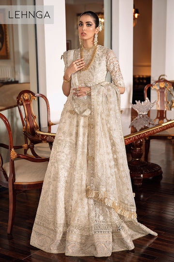 BAROQUE | EMBROIDERED NET CH09-05 | LEHNGA