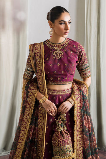 BAROQUE | CHANTELLE | EMBROIDERED CHIFFON CH12-03 | LEHNGA