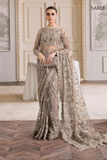 BAROQUE | CHANTELLE | EMBROIDERED NET CH12-06 | SAREE