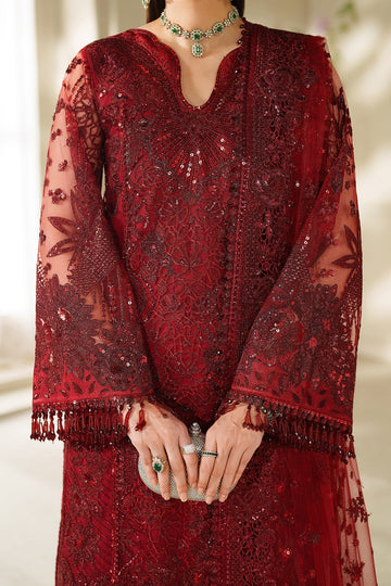 BAROQUE | CHANTELLE | EMBROIDERED NET CH14-01 | SHIRT & CRUSHED SHARARA