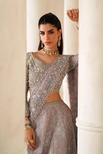 BAROQUE | CHANTELLE | EMBROIDERED NET CH14-04 | LEHNGA