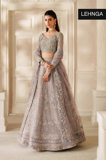 BAROQUE | CHANTELLE | EMBROIDERED NET CH14-04 | LEHNGA