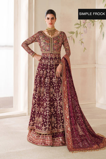 BAROQUE | CHANTELLE | EMBROIDERED CHIFFON CH14-05 | SIMPLE FROCK & SHARARA