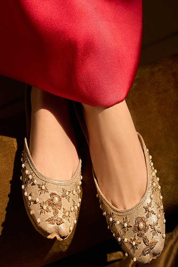 DAZZLE | KHUSSA SHOES | CAMILA (GOLDEN)