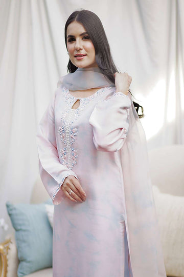 SHAZIA RAUF KHAN | LUXE SILK PRET | CANDY FLOSS