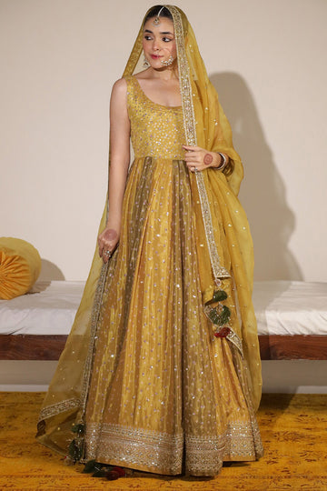 DYOT | SHEESHAM II 24 | CHATTA PATTI MUSTARD ANARKALI