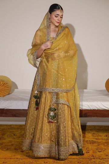 DYOT | SHEESHAM II 24 | CHATTA PATTI MUSTARD ANARKALI