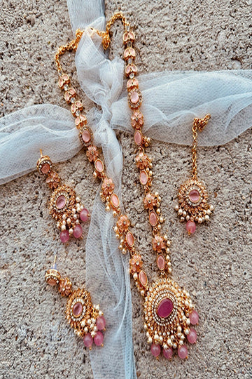 KOH-E-GEM | JEWELLERY | CLEO CURVE MALAA – PINK