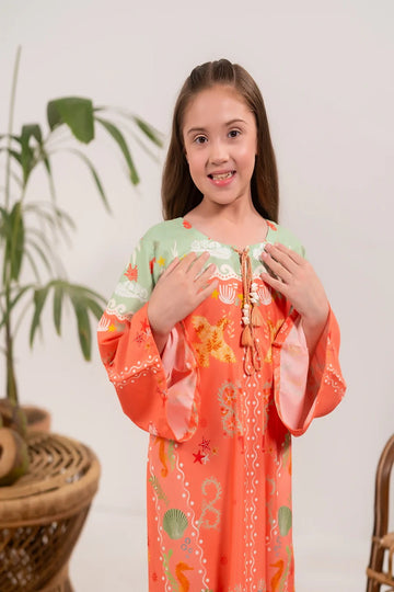 SPRINKLES | KIDS KAFTAN | CORAL CANOPY - 1PC
