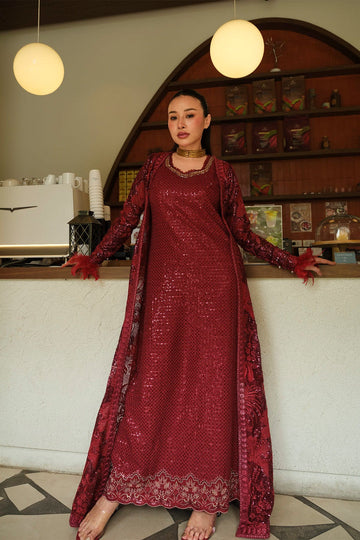 MYSIE BY TAHIRA | EID FESTIVE VOL 1 | CRIMSON