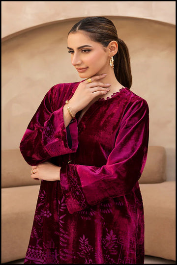 SUMAIRA AURANGZEB | THE VELVET CHAPTER | CRIMSON ROSE