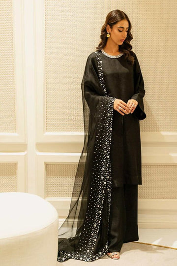 SADAF FAWAD KHAN | CLASSIC PRET | CRYSTAL CHARM (BLACK)