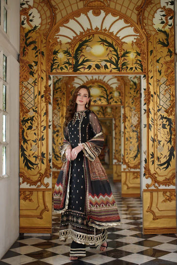 NOOR BY SADIA | NOOR FESTIVE 25 | D1 - BLACK | A