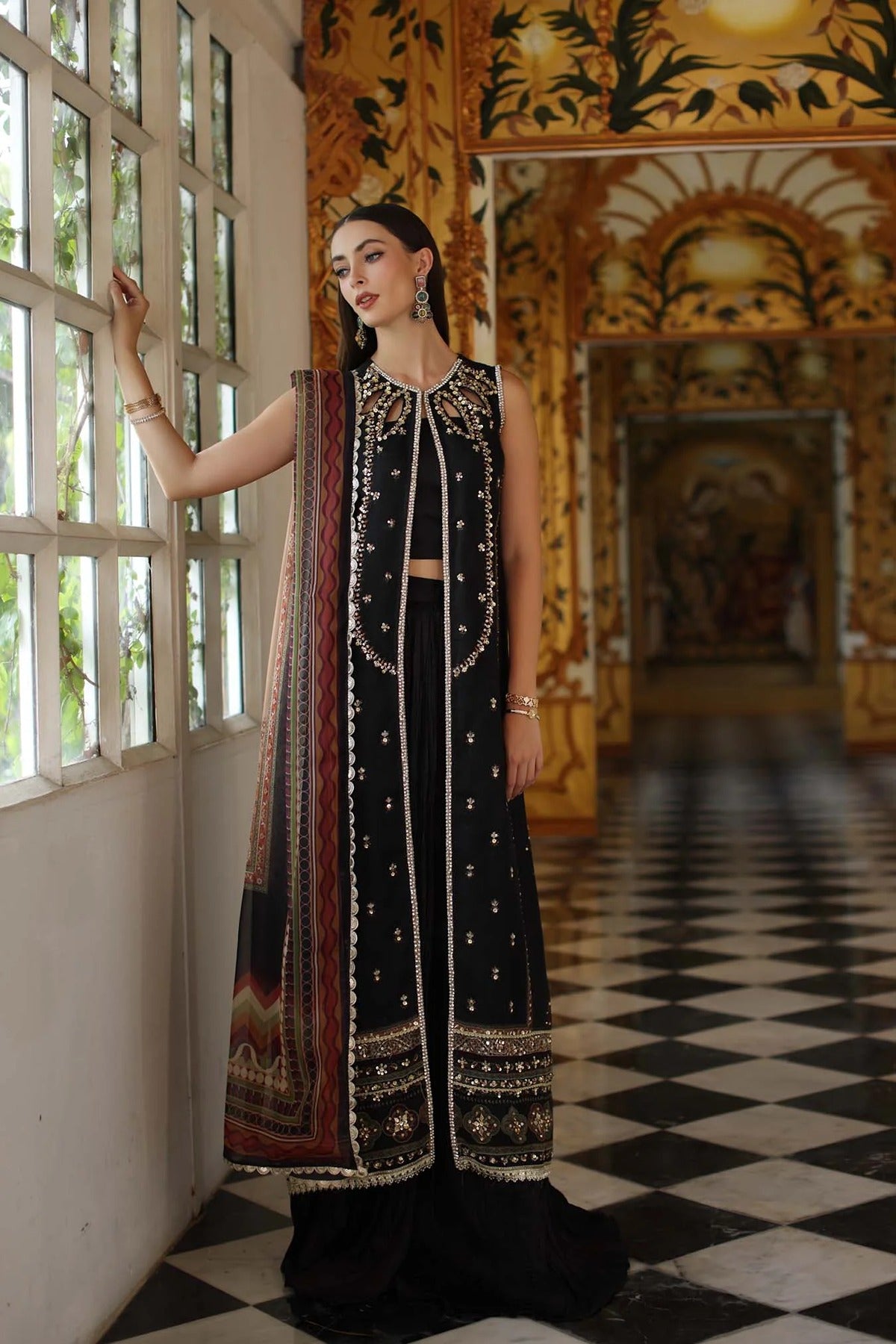 NOOR BY SADIA | NOOR FESTIVE 25 | D1 - BLACK |B