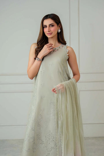 NOOR BY SADIA | LUXURY EID SCHIFFLI LASERKARI '26 | D2 - B - ALOURA | B