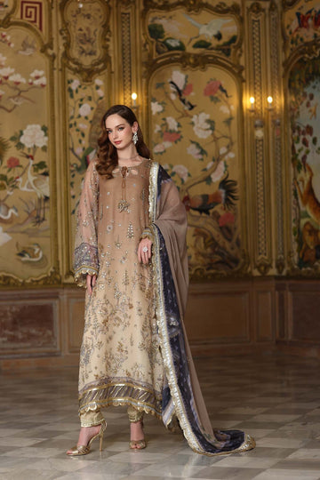 NOOR BY SADIA | NOOR FESTIVE 25 | D2 - BEIGE | A