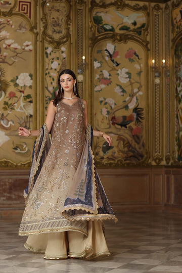 NOOR BY SADIA | NOOR FESTIVE 25 | D2 - BEIGE | B