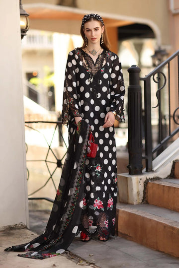 NOOR BY SADIA | EID LUXE PRINTSKHAAS '26 | D4 - A - BLACK POLKA