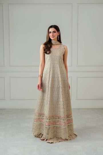NOOR BY SADIA | LUXURY EID SCHIFFLI LASERKARI '26 | D5 - A - LUNARIA | A