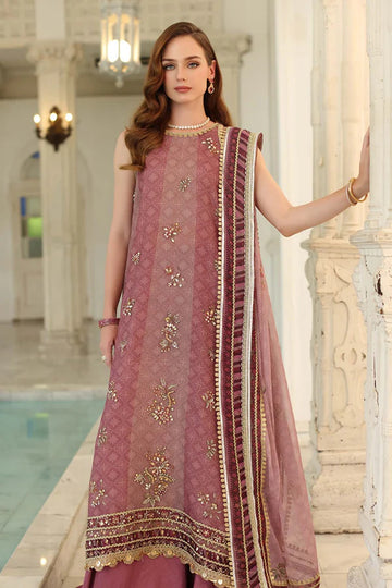 NOOR BY SADIA | NOOR FESTIVE 25 | D6 - ROSE PINK | B