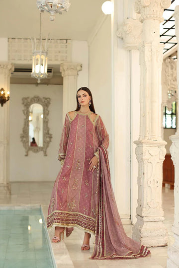NOOR BY SADIA | NOOR FESTIVE 25 | D6 - ROSE PINK | A