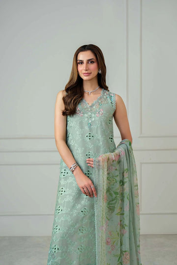 NOOR BY SADIA | LUXURY EID SCHIFFLI LASERKARI '26 | D7 - B - FLORINE | A