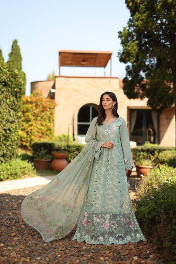 NOOR BY SADIA | LUXURY EID SCHIFFLI LASERKARI '26 | D7 - B - FLORINE | B