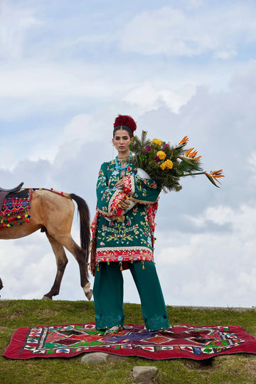 ELAN | KASHMEE LAWN'26 | DEODAR (EL26-12 A)