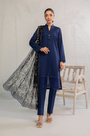 MARIA B | LUXURY PRET | 3 PIECE EMBROIDERED LAWN SUIT | DW-EA23-14R1