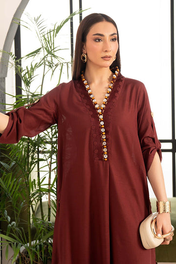 MARIA B | DESI SUMMER PIE | 2 PIECE EMBROIDERED LAWN SUIT | DW-EA26-104-RED